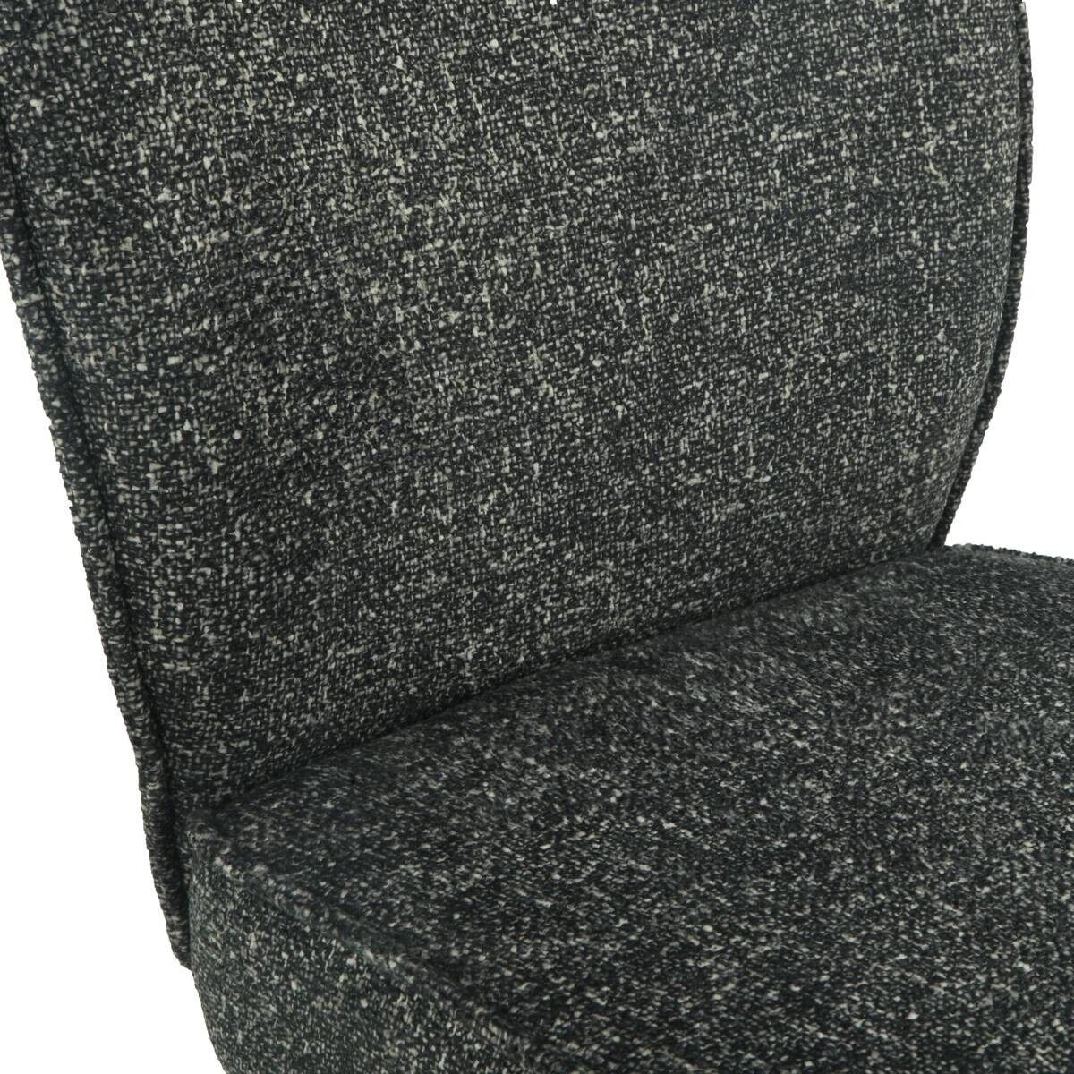 Drehstuhl Ellen anthrazit schwarz Metall B/H/T: ca. 49x89,5x62 cm