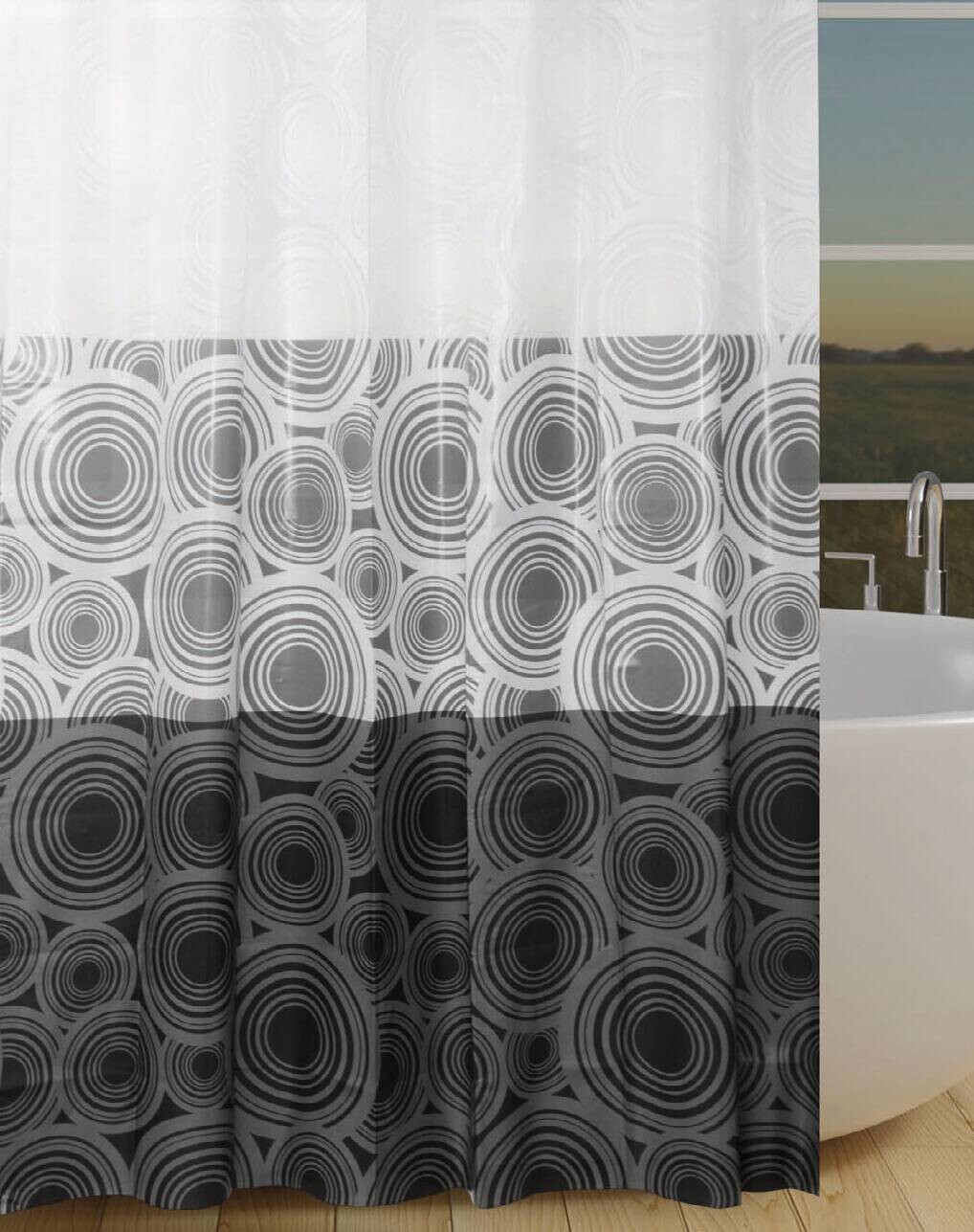 Acus Duschvorhang Silvi Polyethylen (recycelt) B/L: ca. 180x200 cm