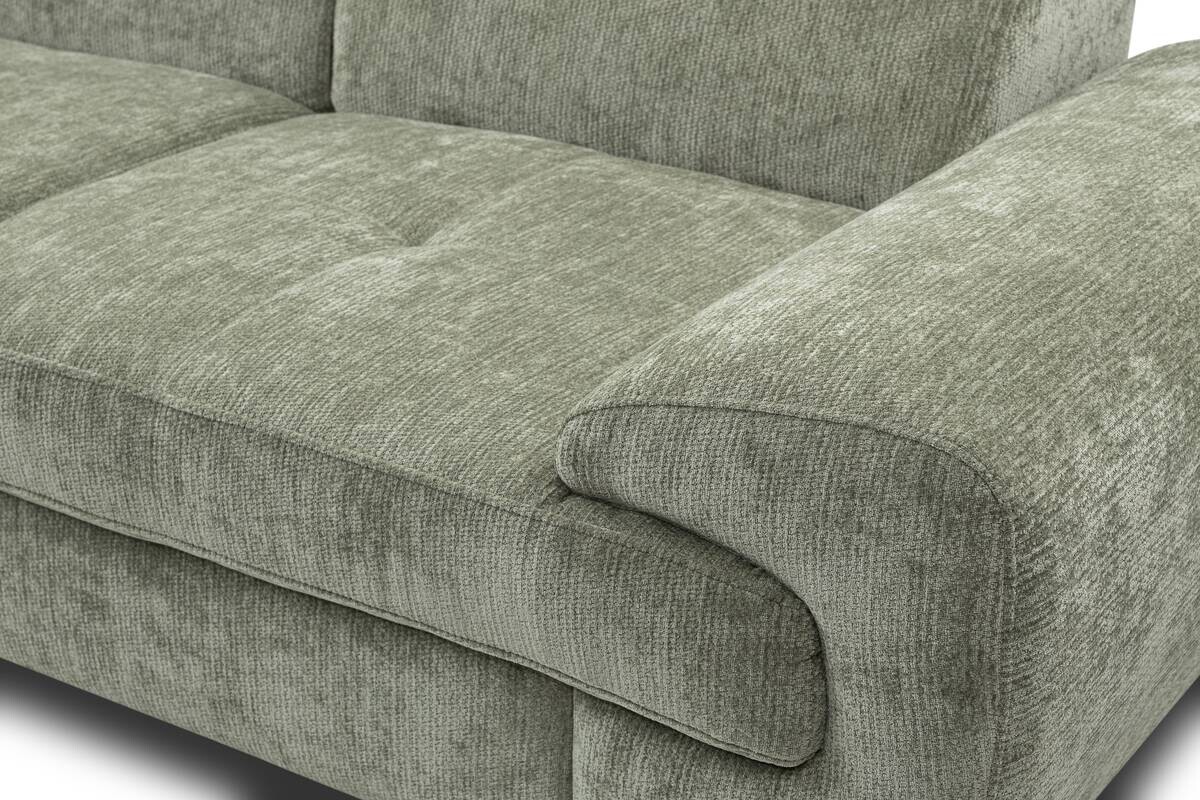 Ecksofa mit Bettfunktion und Bettkasten mint Microfaser B/H/T: ca. 256x73x202 cm