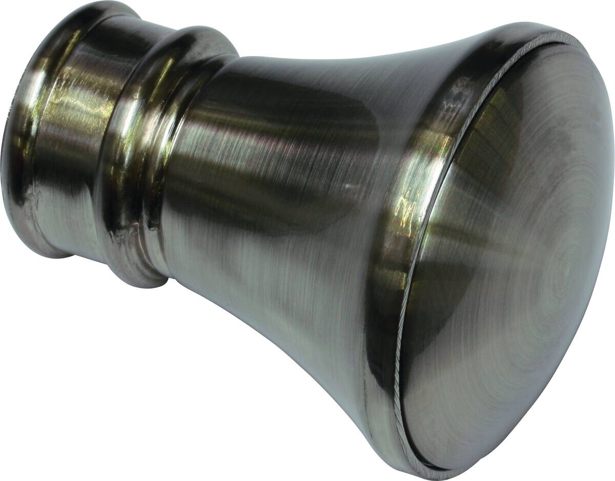 Boviva Endknopf Trompete Edelstahloptik Metall D: ca. 2,5 cm