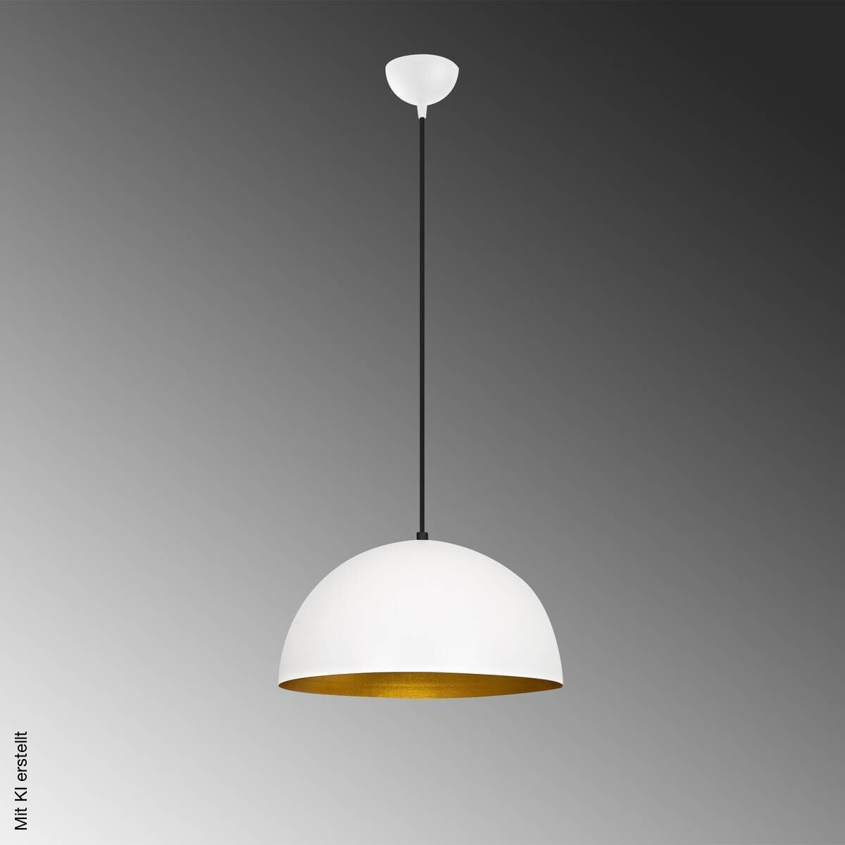 Opviq Pendelleuchte Sivani weiß gold B/H/T/L/D: ca. 40x116x40x40x40 cm E27 1 Brennstellen