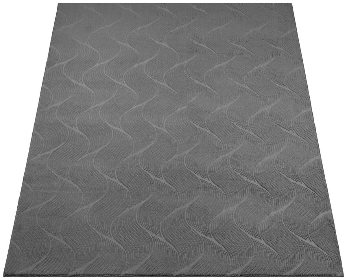 Dinarsu Teppich Stilo anthrazit B/L: ca. 160x220 cm