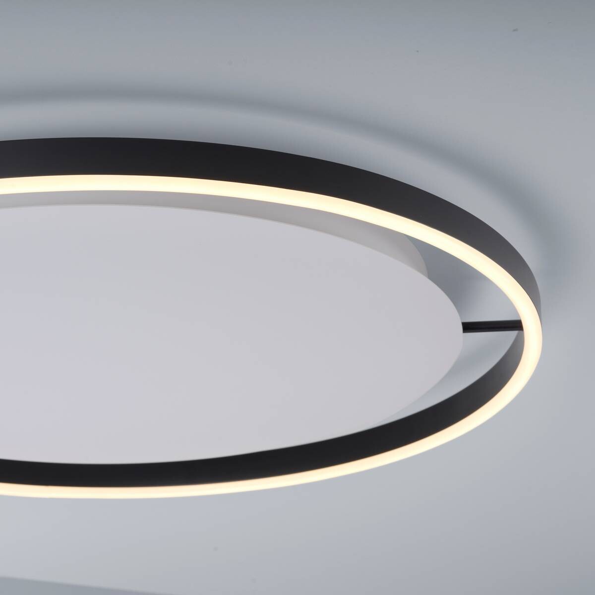 Just Light LED-Deckenleuchte RITUS 15392-13 weiß anthrazit Metall H/D: ca. 5,3x58,5 cm 1 Brennstellen