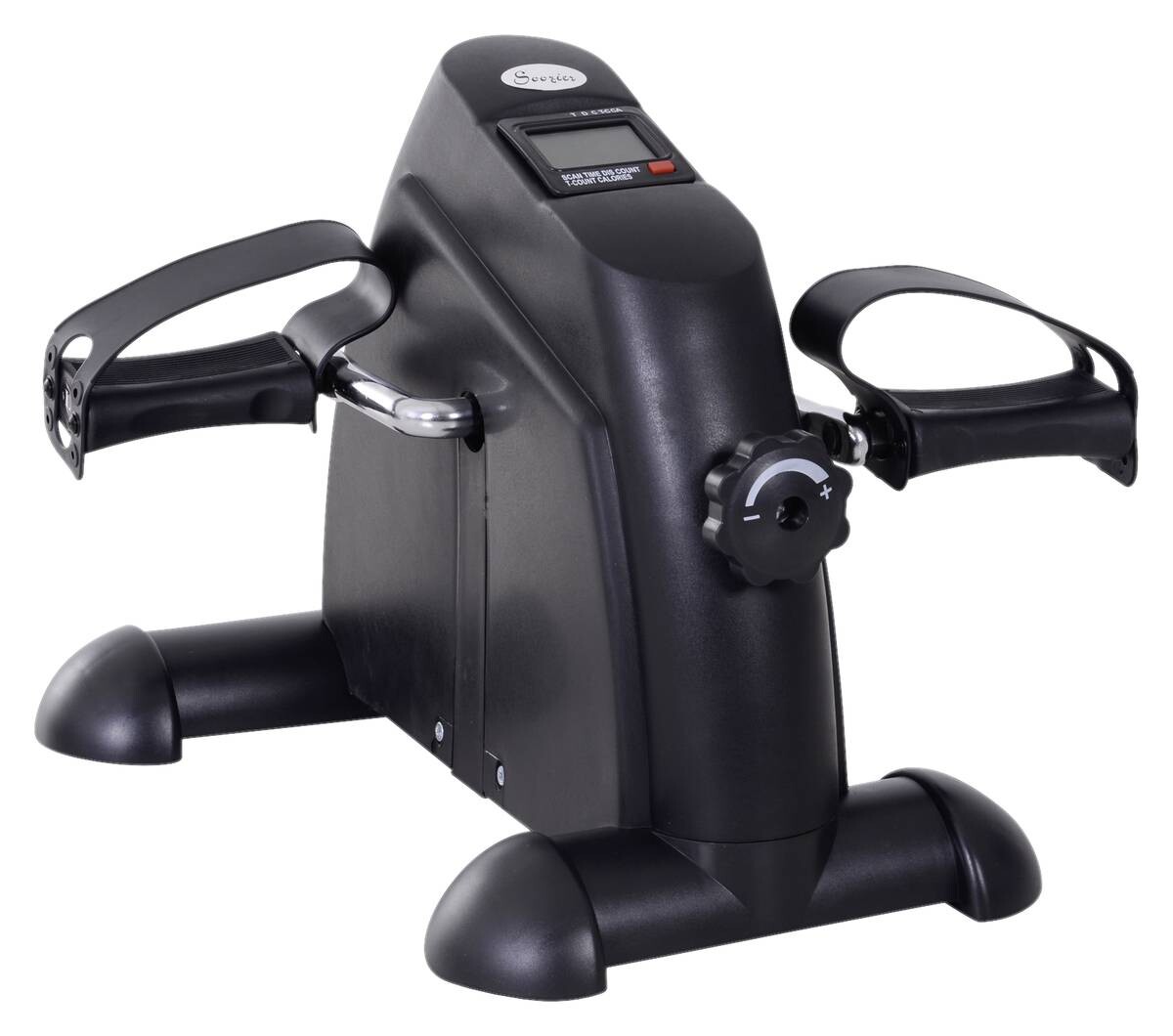 HOMCOM Pedaltrainer schwarz Metall B/H/T: ca. 39x31x40 cm