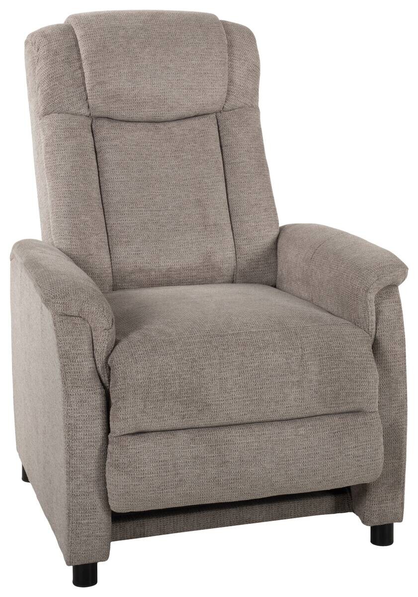 TV-Sessel Delta taupe Webstoff B/H/T: ca. 77x107x91 cm