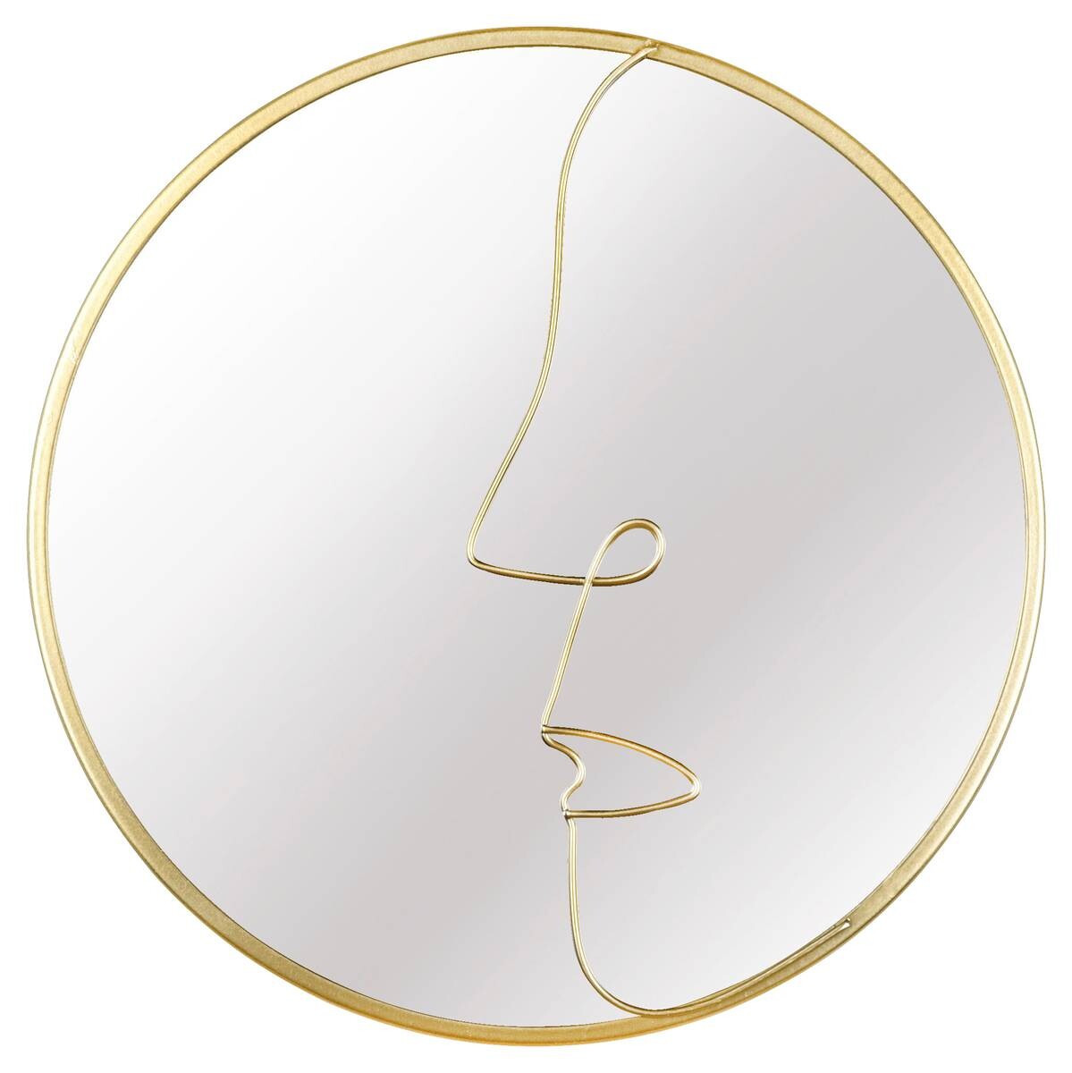 Dekospiegel Gerda gold Optik D: ca. 30 cm