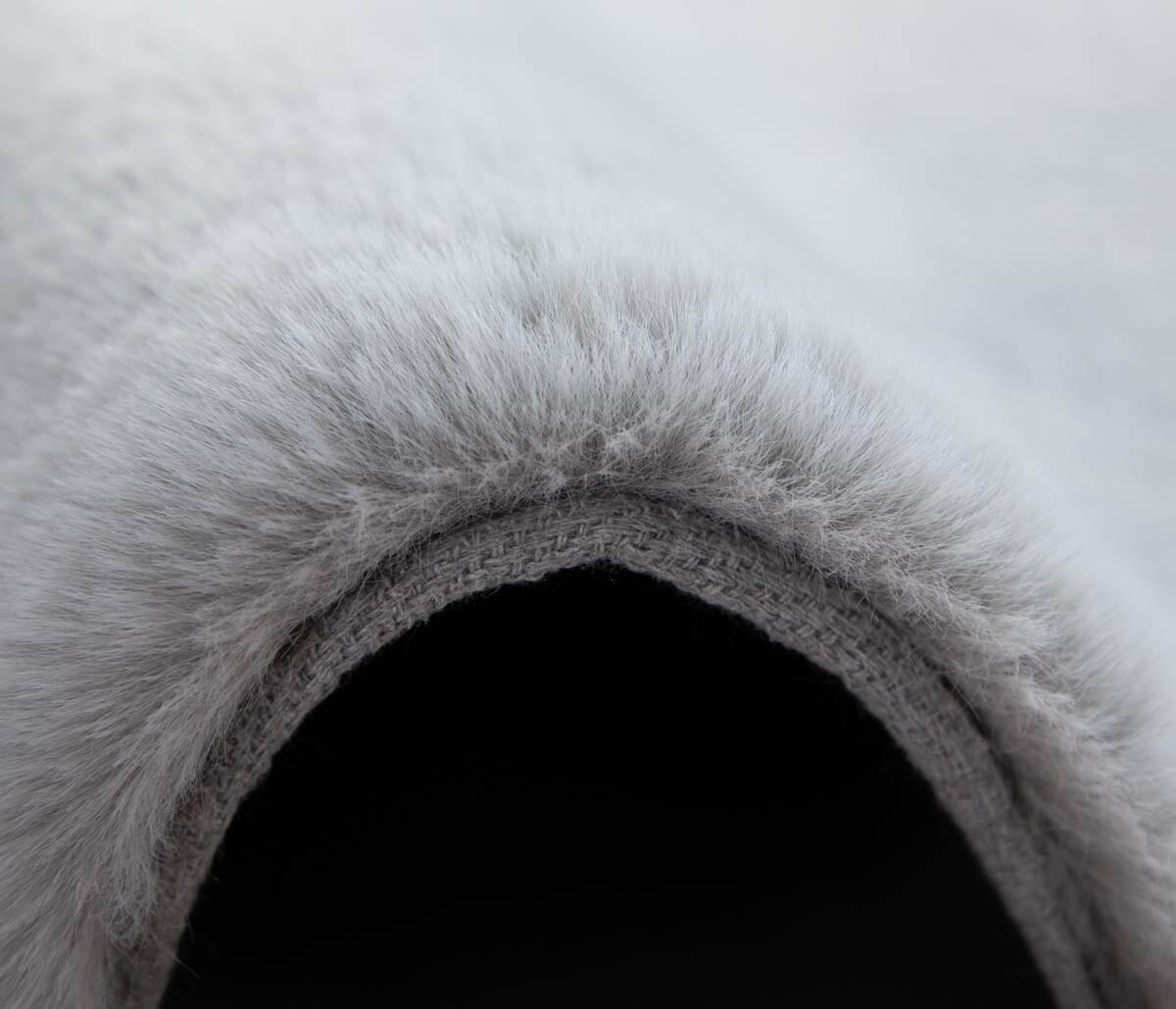 Teppich Softy hellgrau D: ca. 80 cm