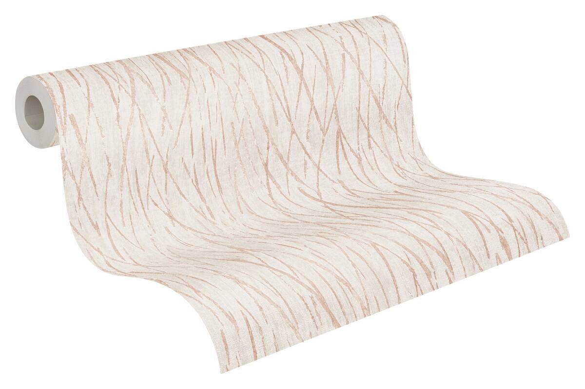 A.S.Creation Vliestapete grau silber Kupfer B/H/D: ca. 53x1005x8,8 cm