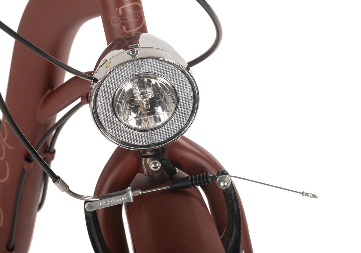 DaCapo City-Bike Balloon 28 Zoll Rahmenhöhe 48 cm 6 Gänge braun braun ca. 28 Zoll