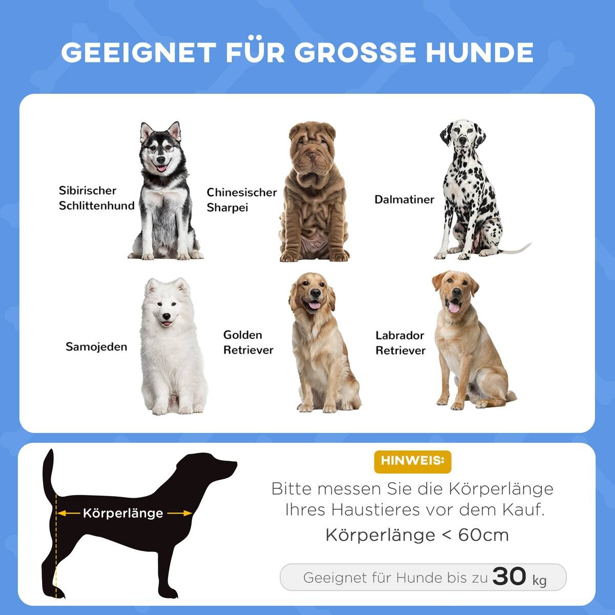PawHut Hunde-Zubehör schwarz Polyester B/H/L: ca. 76x92x90 cm