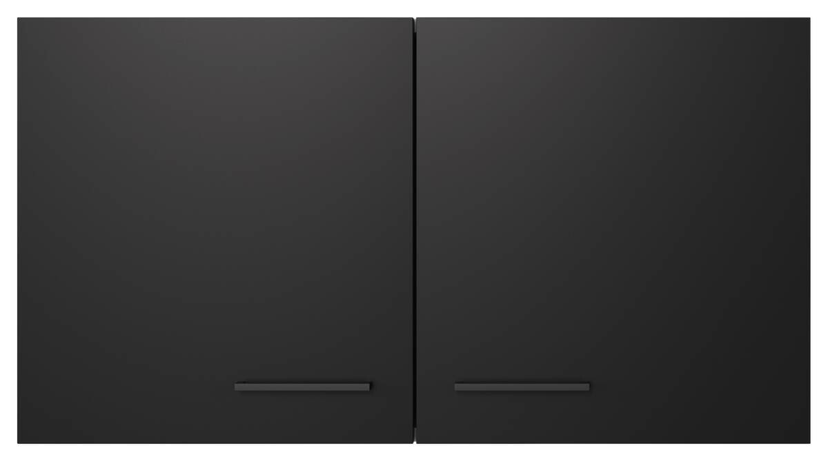 Hängeschrank Capri schwarz matt B/H/T: ca. 100x54,8x32 cm