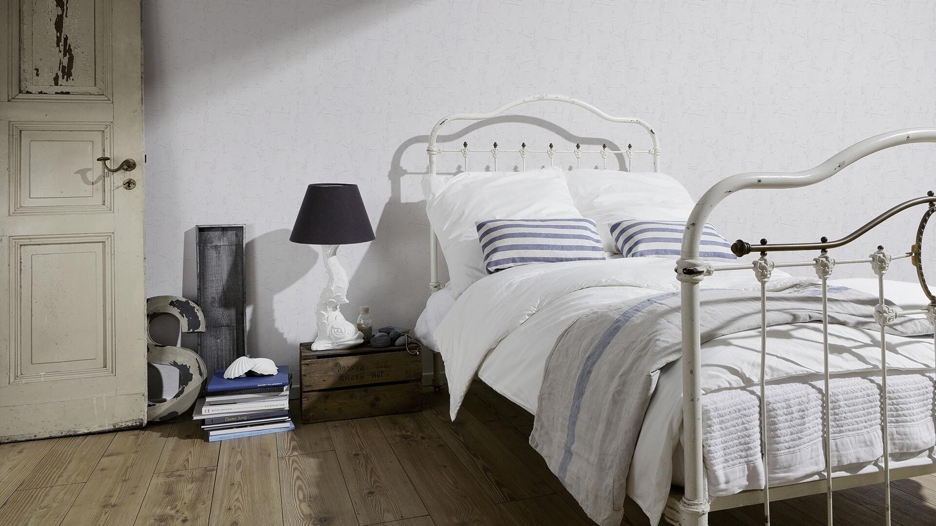 Vliestapete Struktur weiß B/L: ca. 53x1005 cm