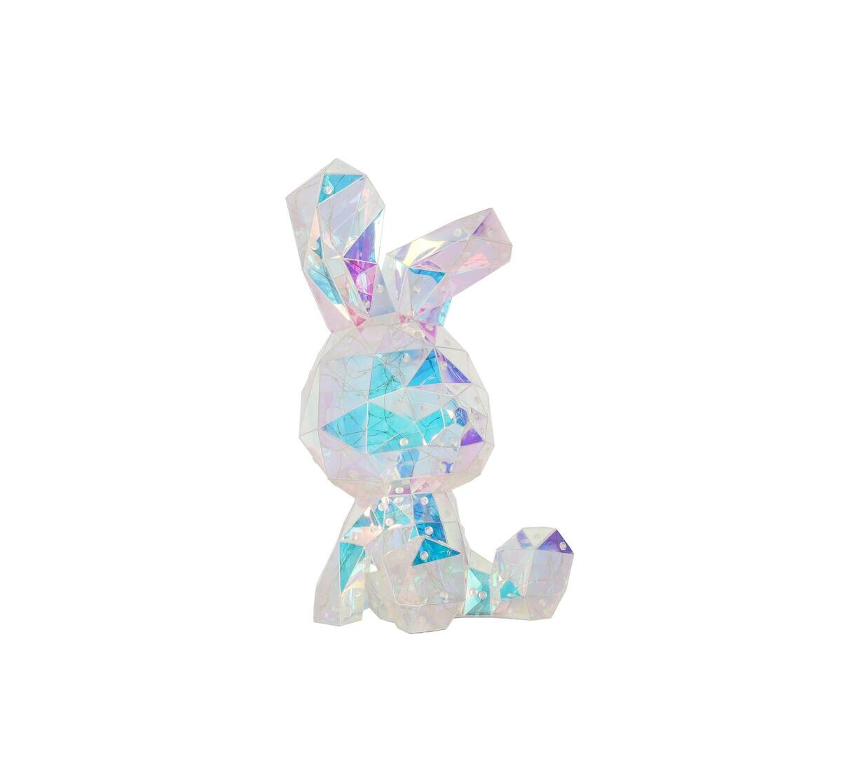 Nolo LED-Dekoleuchte Hase transparent