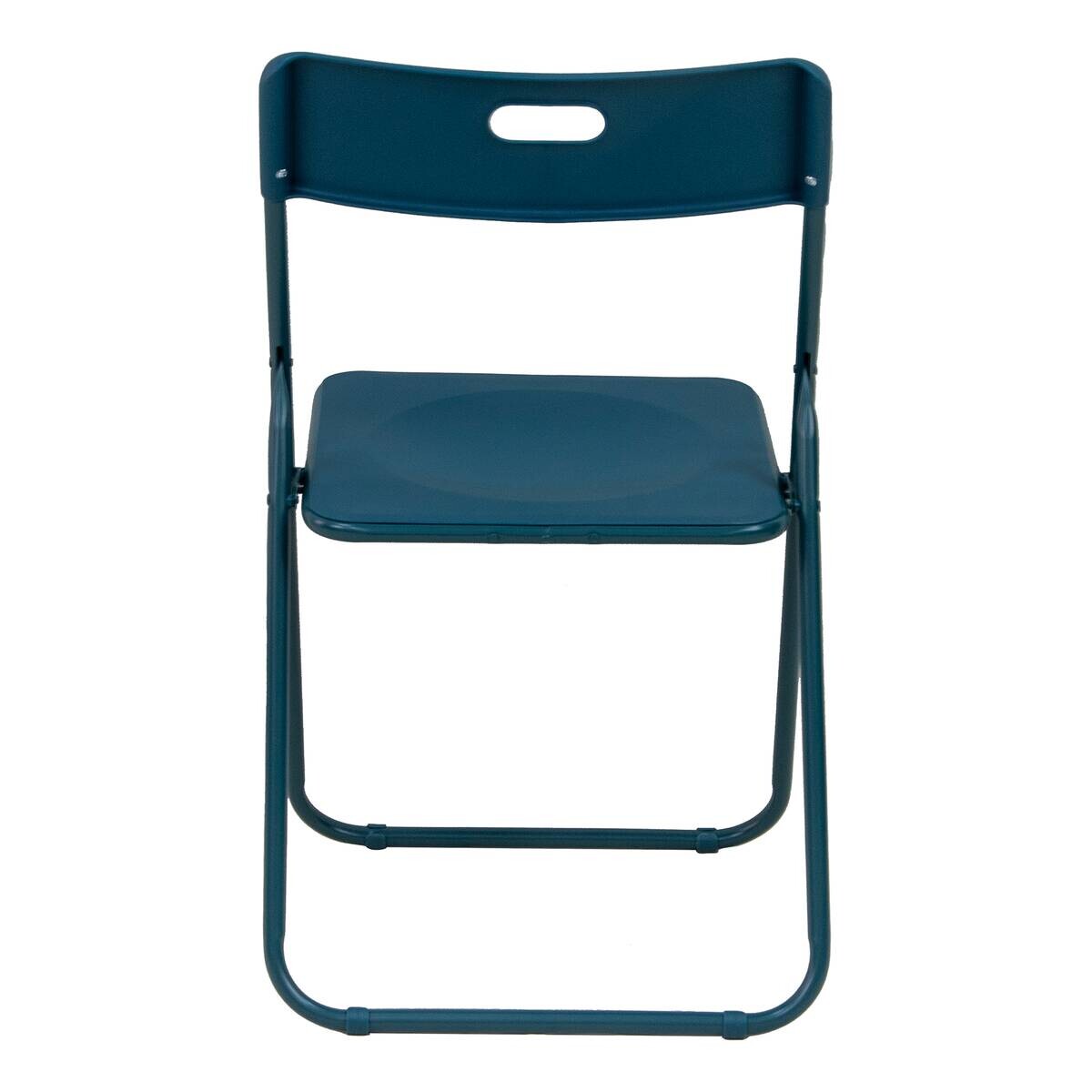 Klappstuhl Viva blau Kunststoff B/H/T: ca. 84,5x80x46 cm