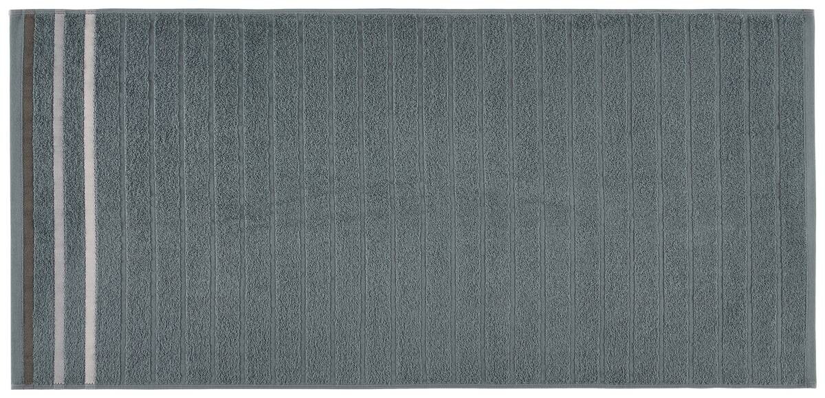 oh cosy Handtuch Marta dunkelgrau 100% Baumwolle B/L: ca. 50x100 cm