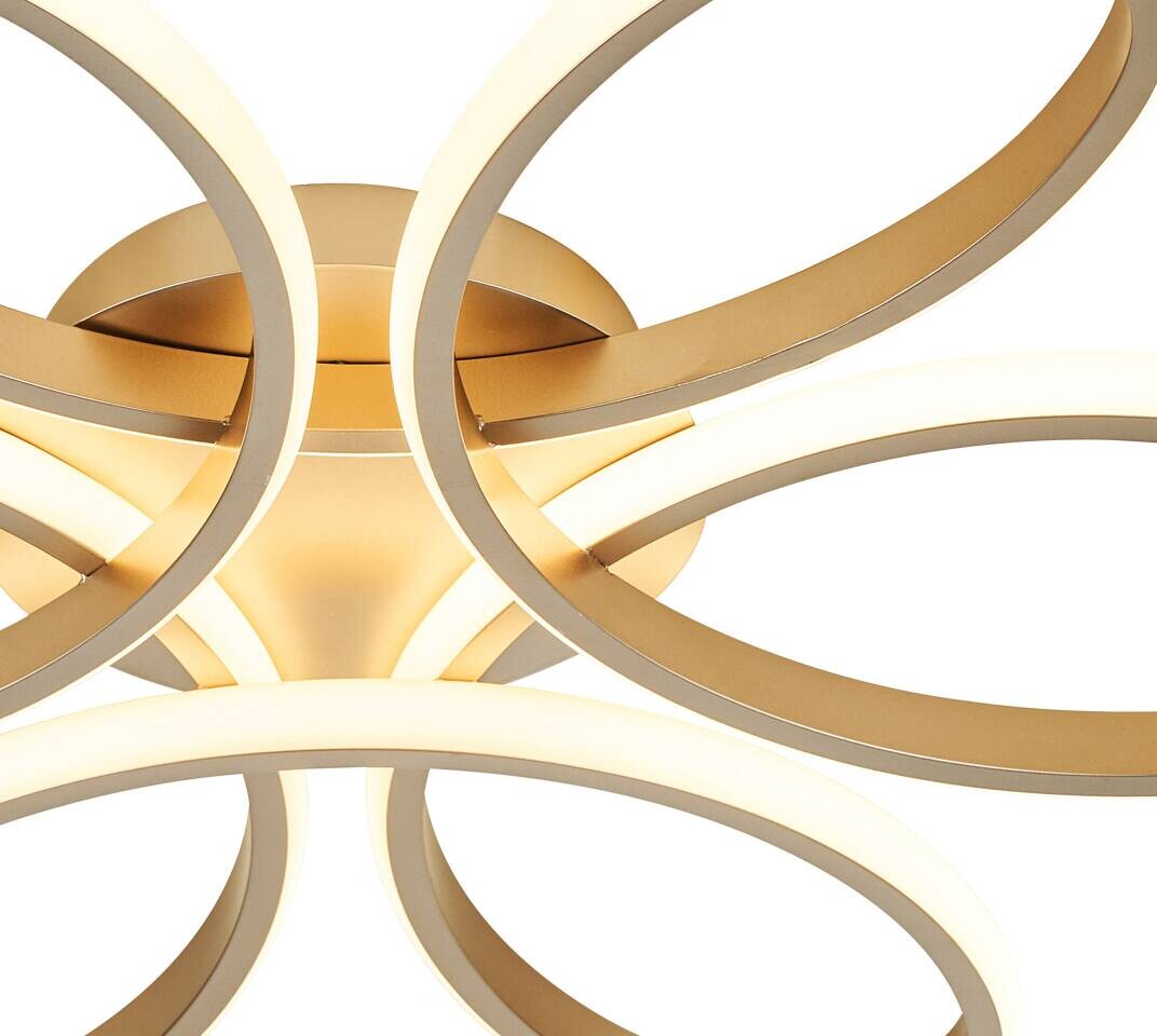 POCOline LED-Deckenleuchte Inga B/H/D: ca. 60x8x60 cm