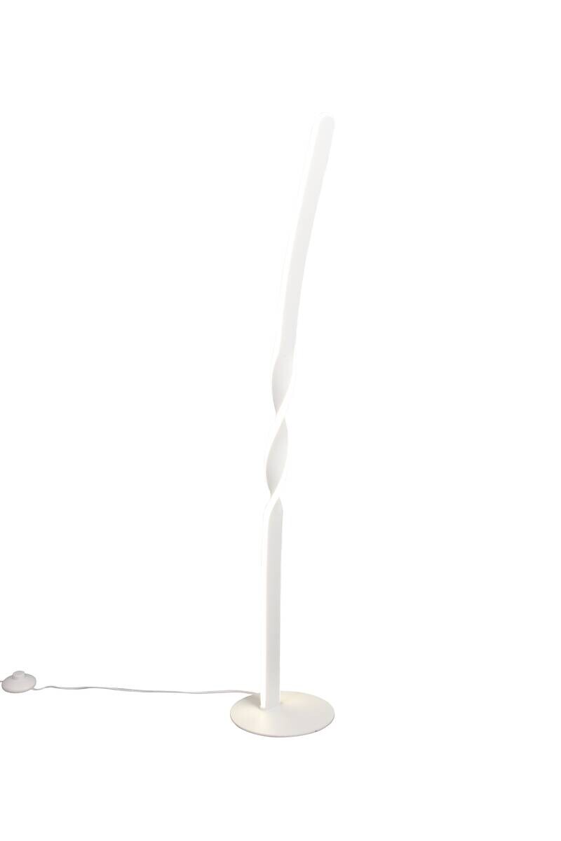 Reality Stehlampe Ginko mattschwarz Metall B/H/T: ca. 2x11x21,5 cm 1 Brennstellen