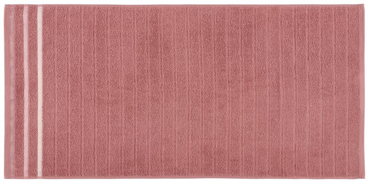 oh cosy Handtuch Marta altrosa 100% Baumwolle B/L: ca. 50x100 cm