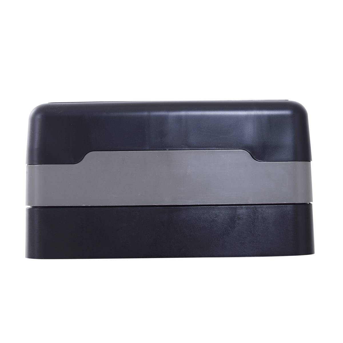 HOMCOM Steppbrett grauschwarz Kunststoff B/H/L: ca. 68x15x29 cm