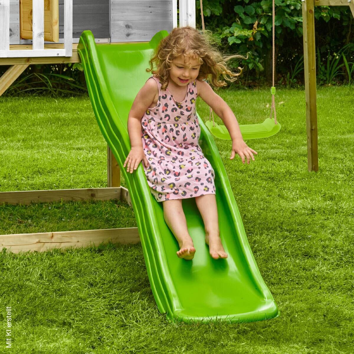 Zwerkules Spielhaus Valli grau B/H/L: ca. 370x224x352 cm