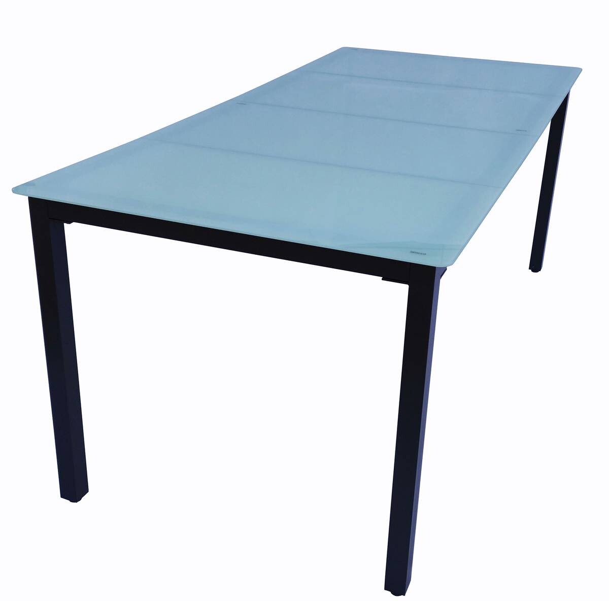 VCM Gartensitzgruppe anthrazit Aluminium B/H/L: ca. 190x76x80 cm