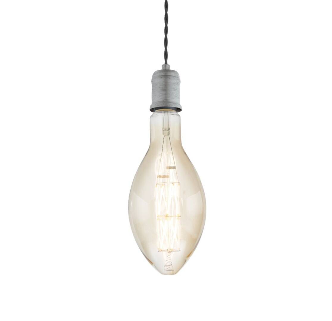 Eglo Pendelleuchte Yorth silber B/H/L: ca. 13x200x13 cm E27 1 Brennstellen
