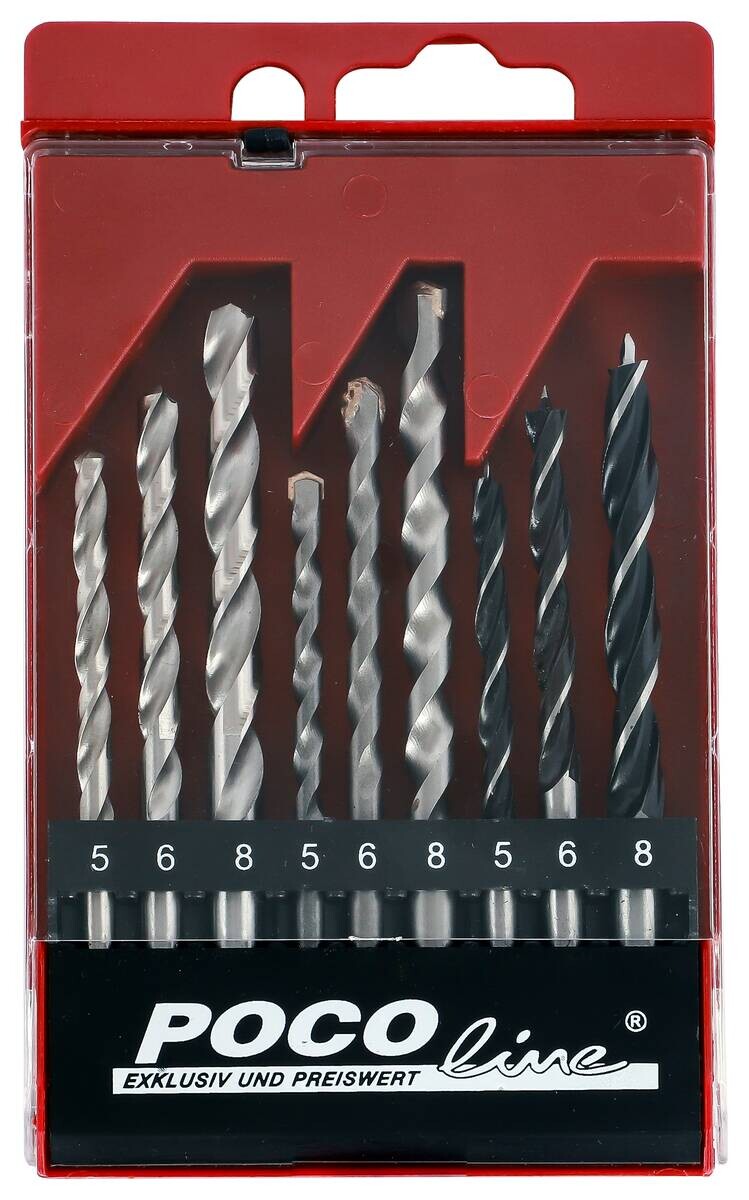 Bohrerset 9 tlg.