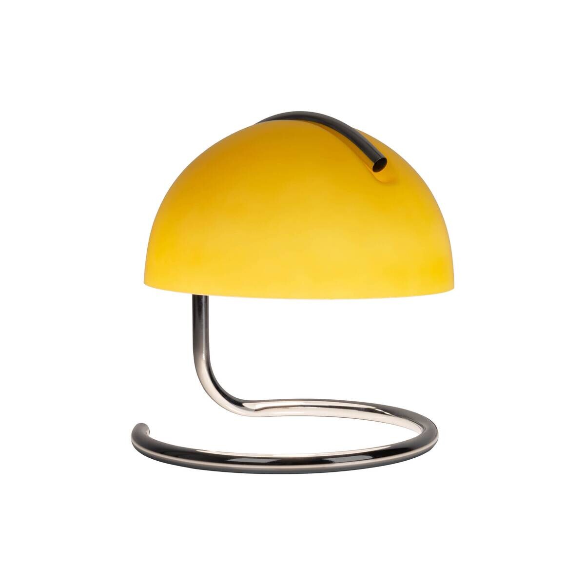 Näve Leuchten Tischleuchte gelb Metall Glas B/H/T/D: ca. 23,5x25x23,5x23,5 cm E27 1 Brennstellen