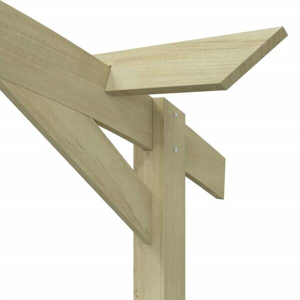 Pergola grün B/H/L: ca. 210x40x180 cm