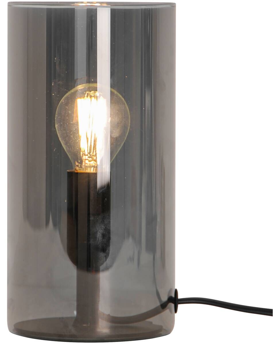 POCOline Tischleuchte Jayce Rauch Glas H/D: ca. 20x10 cm E14 1 Brennstellen