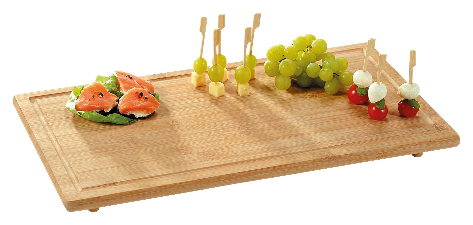 Kesper Abdeckplatte natur Bambus B/H/L: ca. 28x3,1x50 cm