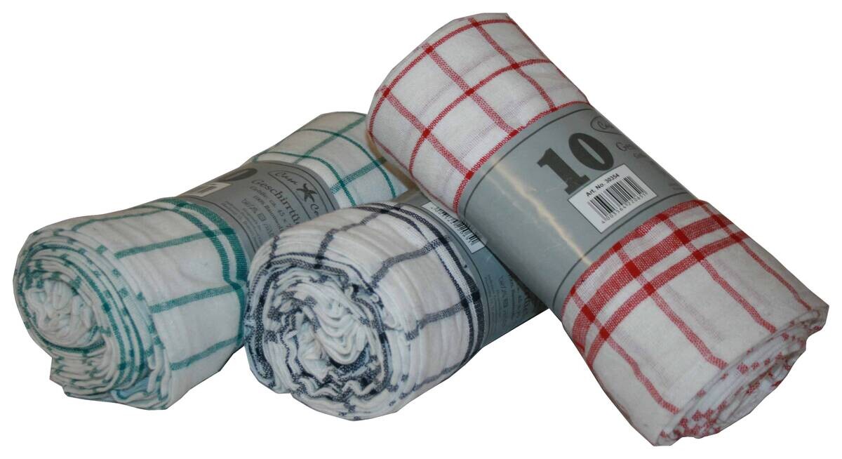 Geschirrtuch sortiert 100% Baumwolle B/L: ca. 45x70 cm