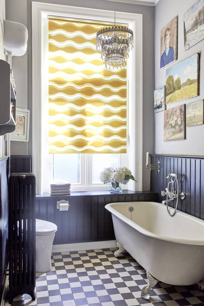 LICHTBLICK Doppelrollo Duo Welle senfgelb B/L: ca. 80x150 cm