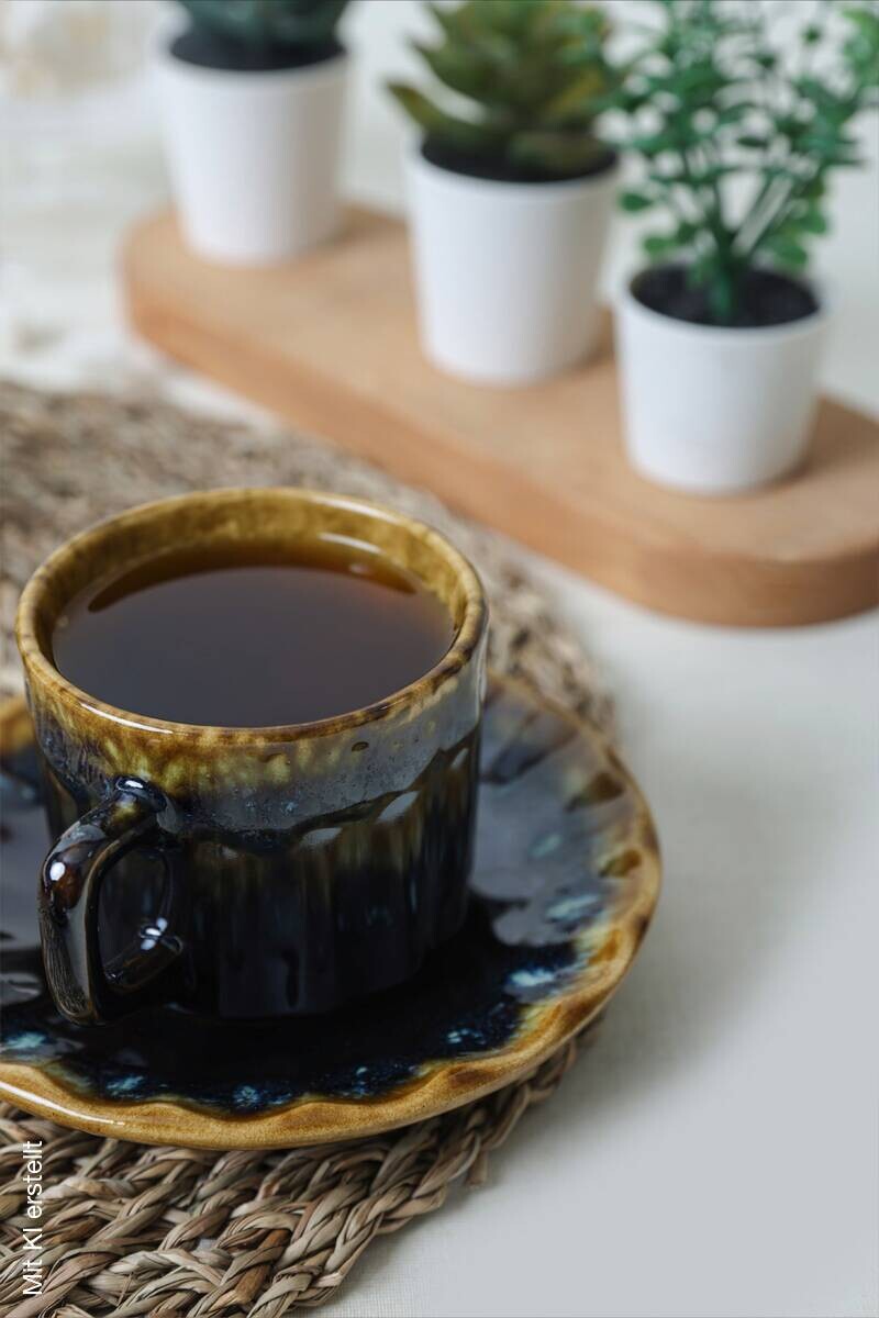 HermiaConcept Teetasse 12-tlg. gold Steingut