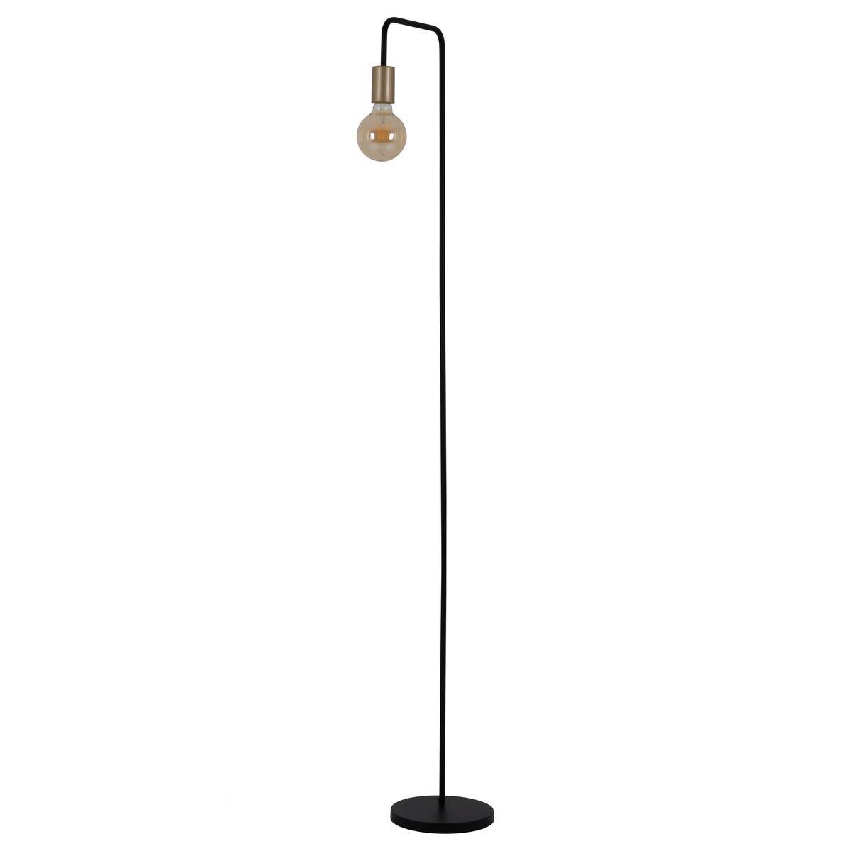 Näve Leuchten Stehlampe 2097222 schwarz Kunststoff Metall B/H/T: ca. 20,5x150x20,5 cm 1 Brennstellen
