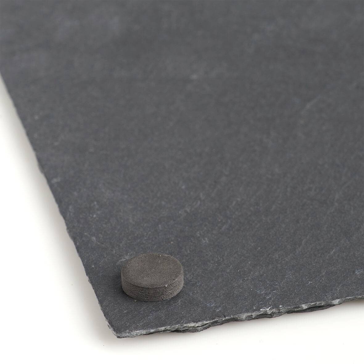 Zeller Servierplatte anthrazit Schiefer B/H/L: ca. 30x0,7x40 cm