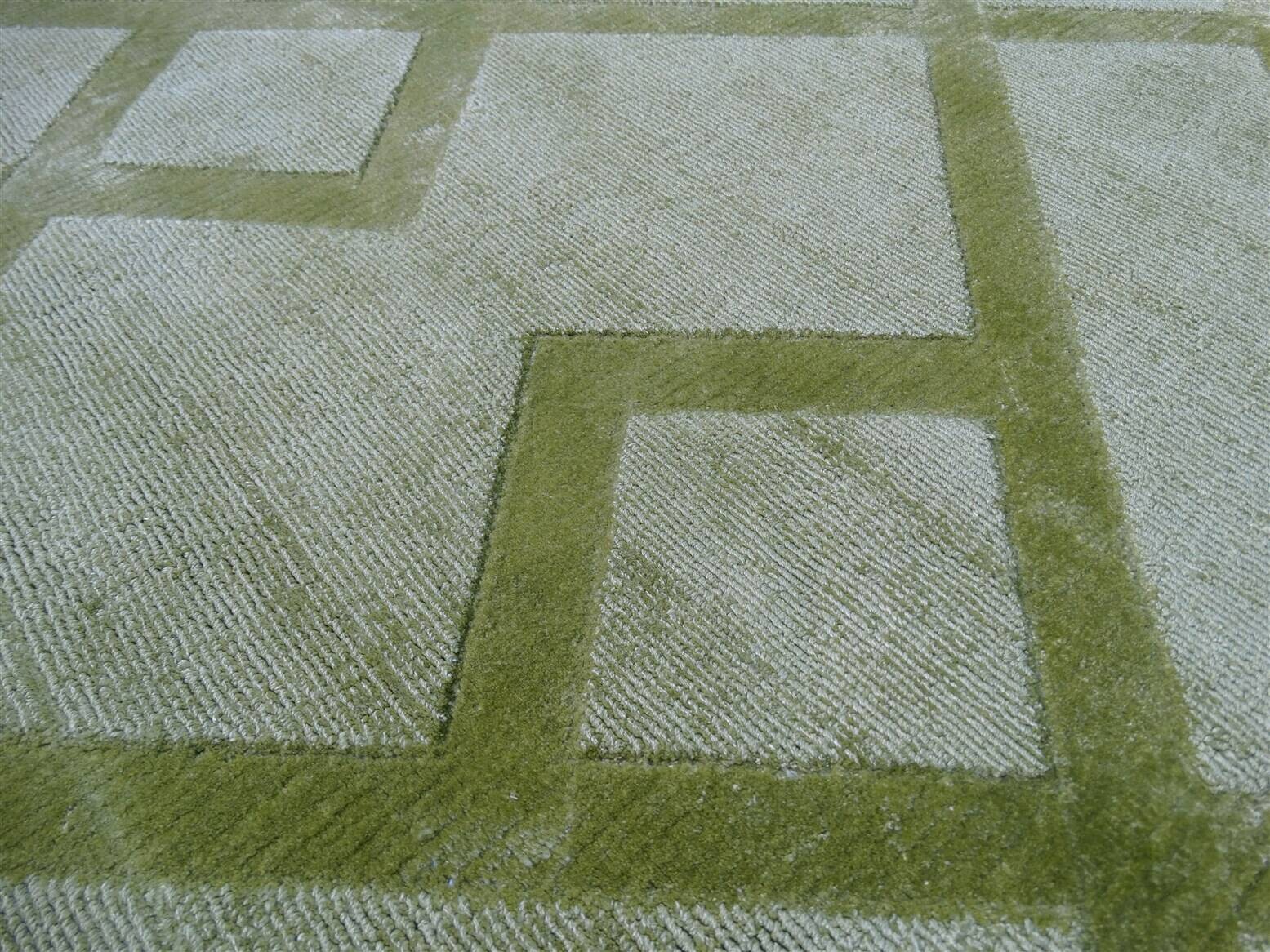 Kayoom Kurzflorteppich Luxury 310 elegant grün B/H/L: ca. 120x0,8x170 cm