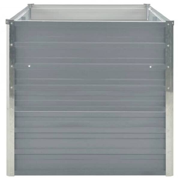 Hochbeet grau Metall B/H/L: ca. 80x77x160 cm