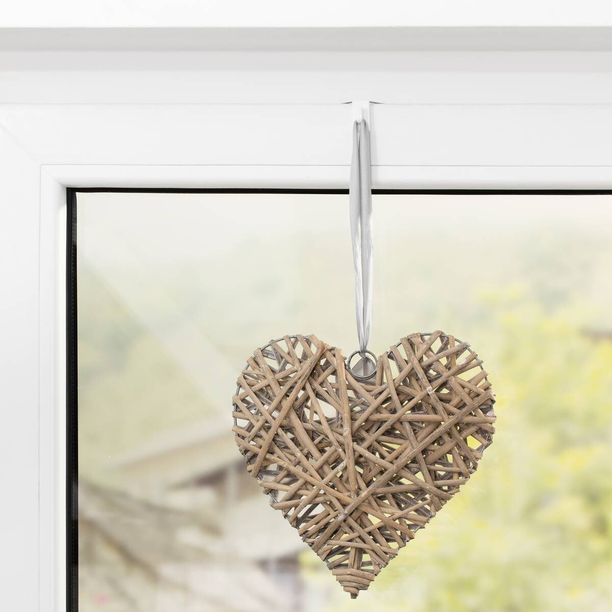 LICHTBLICK Fensterhaken für Dekoration weiß 10 Packstücke