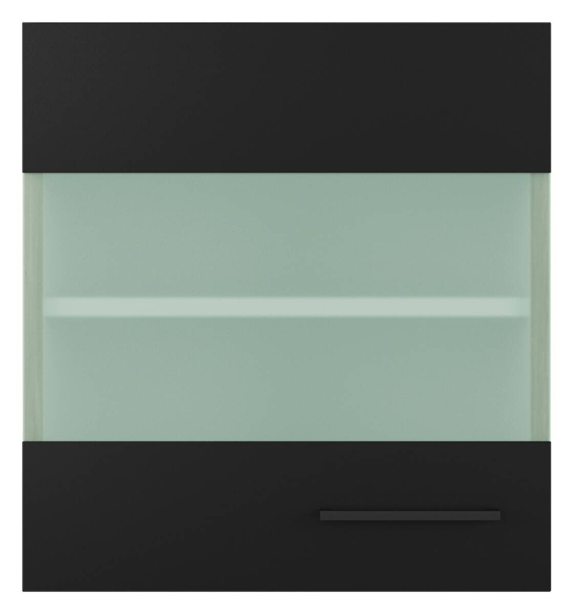 Hängeschrank Capri schwarz matt B/H/T: ca. 50x54,8x32 cm