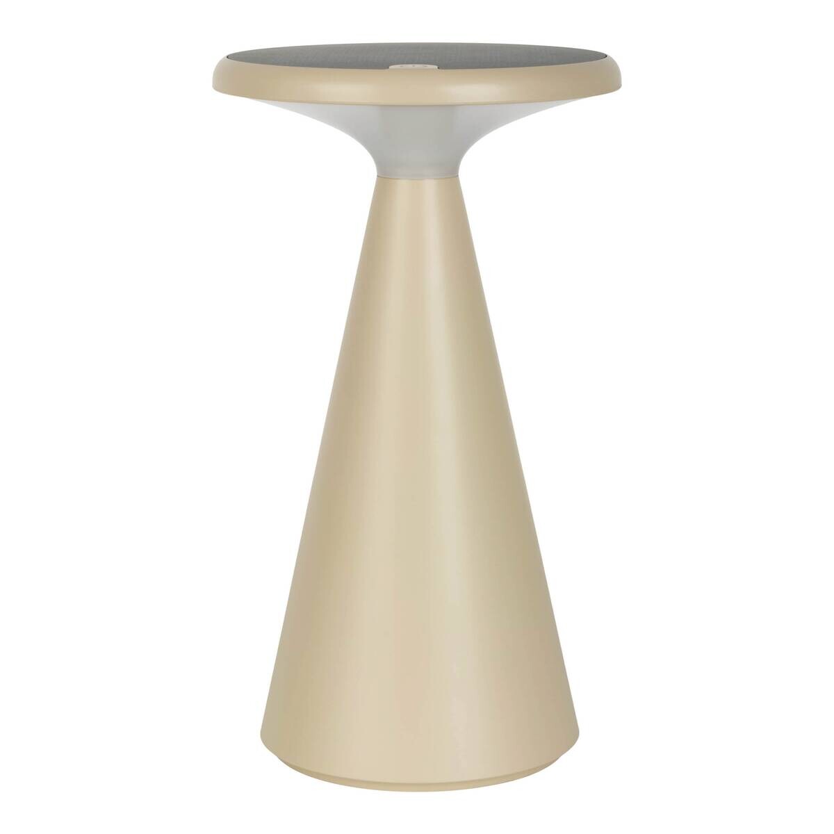 LED-Außentischleuchte beige B/H/T/D: ca. 11,5x20x11,5x11,5 cm