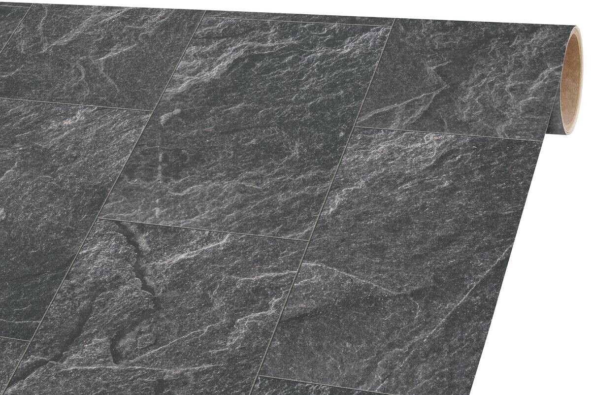 Vinylboden Moonlight anthrazit Stein B: ca. 300 cm pro m²