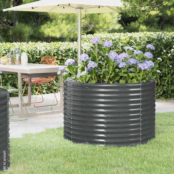 Hochbeet anthrazit Stahl B/H/L: ca. 100x68x100 cm