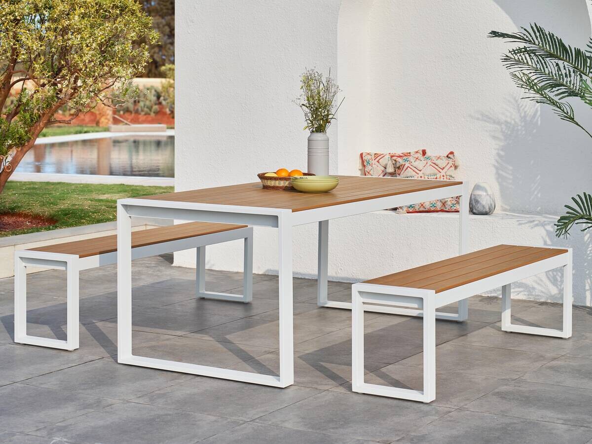 AXI Outdoor Living Gartenset Tony braun Kunststoff B/H/L: ca. 90x75x190 cm