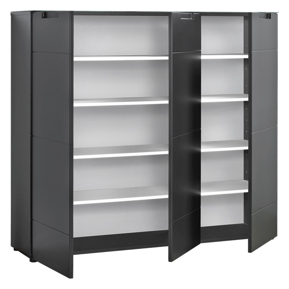 Kommode Mailand 13 anthrazit B/H/T: ca. 135x120x34 cm