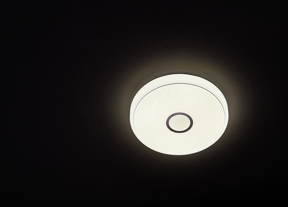 POCOline Deckenleuchte Joyce weiß Chrom Kunststoff D: ca. 40 cm