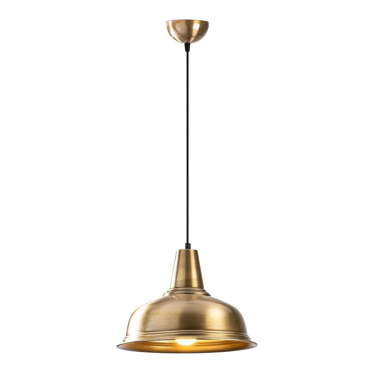 Opviq Pendelleuchte Berceste gold Eisen B/H/T/L/D: ca. 32x120x32x32x32 cm E27 1 Brennstellen
