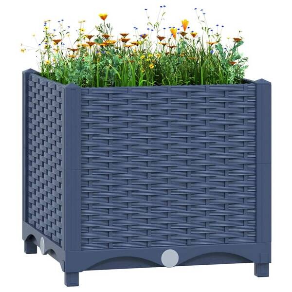 Hochbeet grau Polypropylen B/H/L: ca. 40x38x40 cm