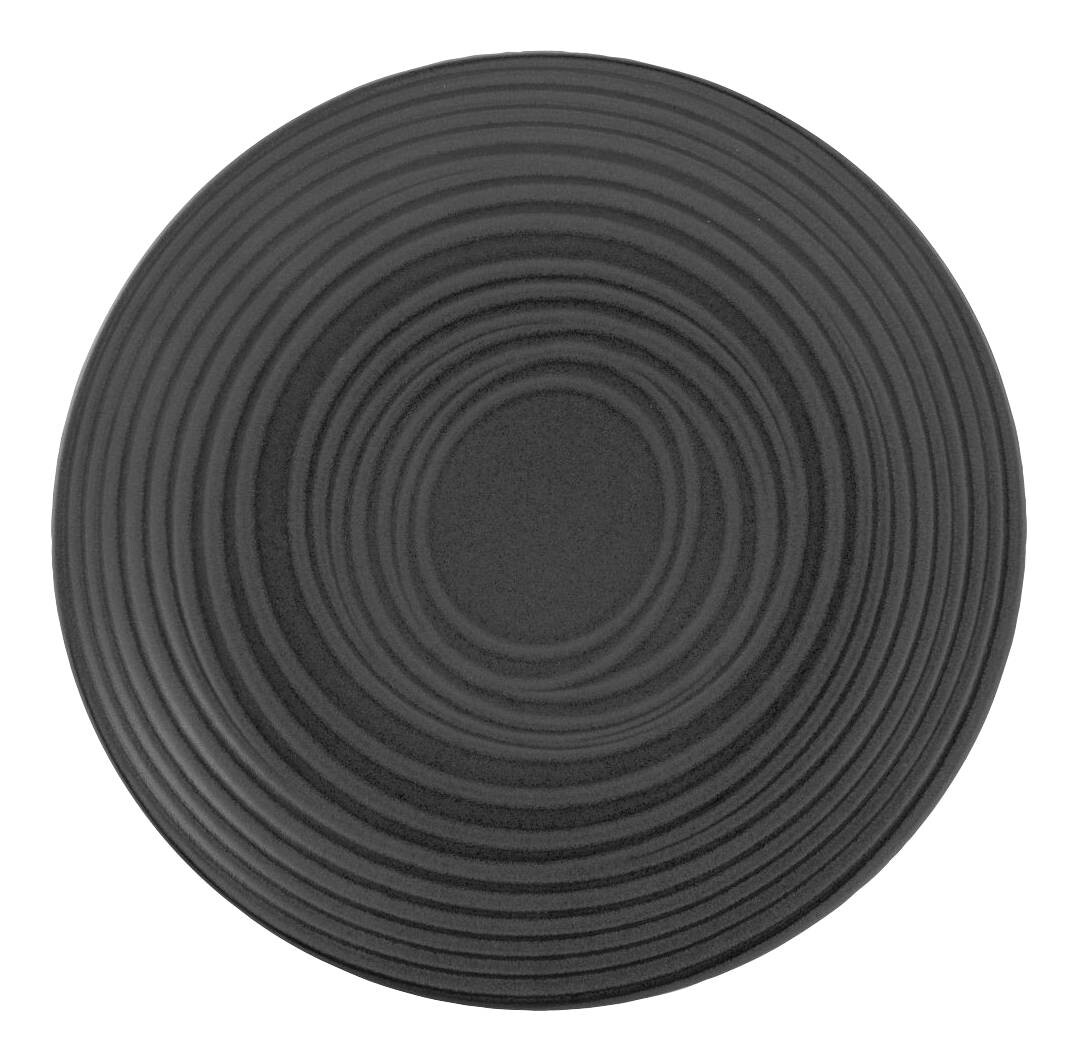 CreaTable Tafelservice Lava Stone schwarz Keramik 12 tlg.