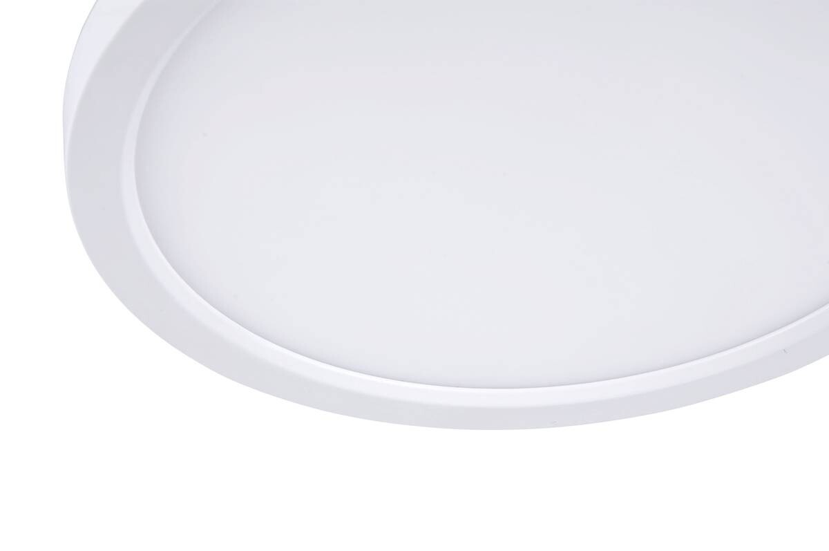 Just Light LED-Deckenpanel FLAT 15571-16 weiß Metall Kunststoff H/D: ca. 4,5x40 cm 1 Brennstellen